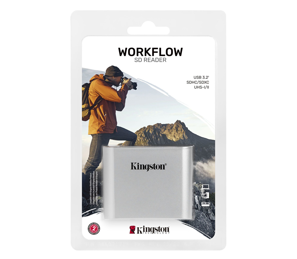 Карт-ридер Kingston Workflow WFS-SD для SD (UHS-I/-II)