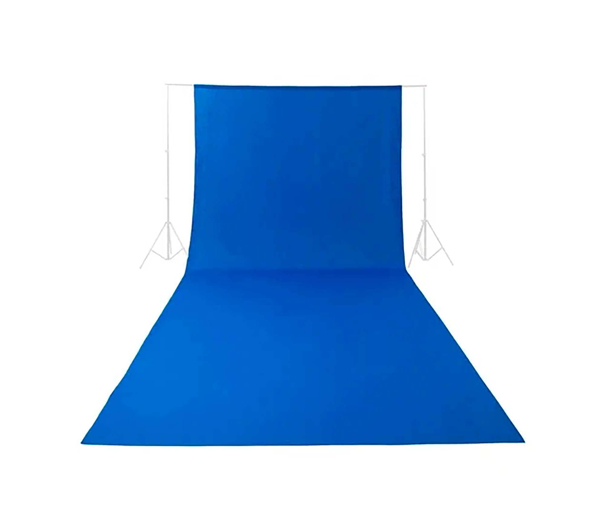 Фон Raylab RL-BC01, складной, муслиновый, синий хромакей, 3x6 м