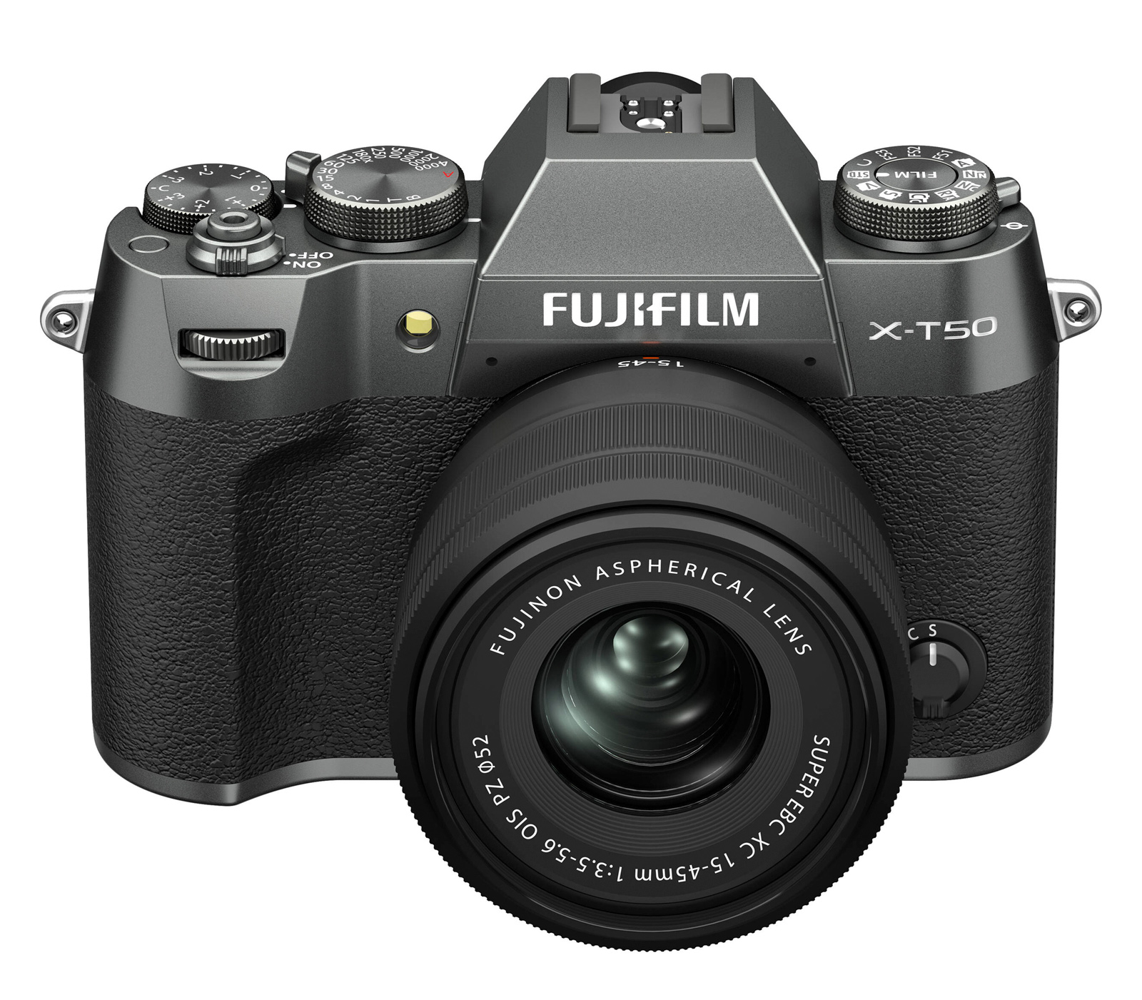 Беззеркальный фотоаппарат Fujifilm X-T50 Kit XC 15-45mm, угольно-серебристый (уцененный)