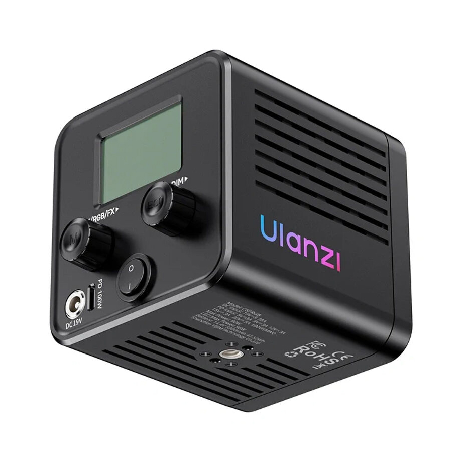 Осветитель Ulanzi C60RGB Video Light, светодиодный, 60 Вт, RGB, Mini Bowens