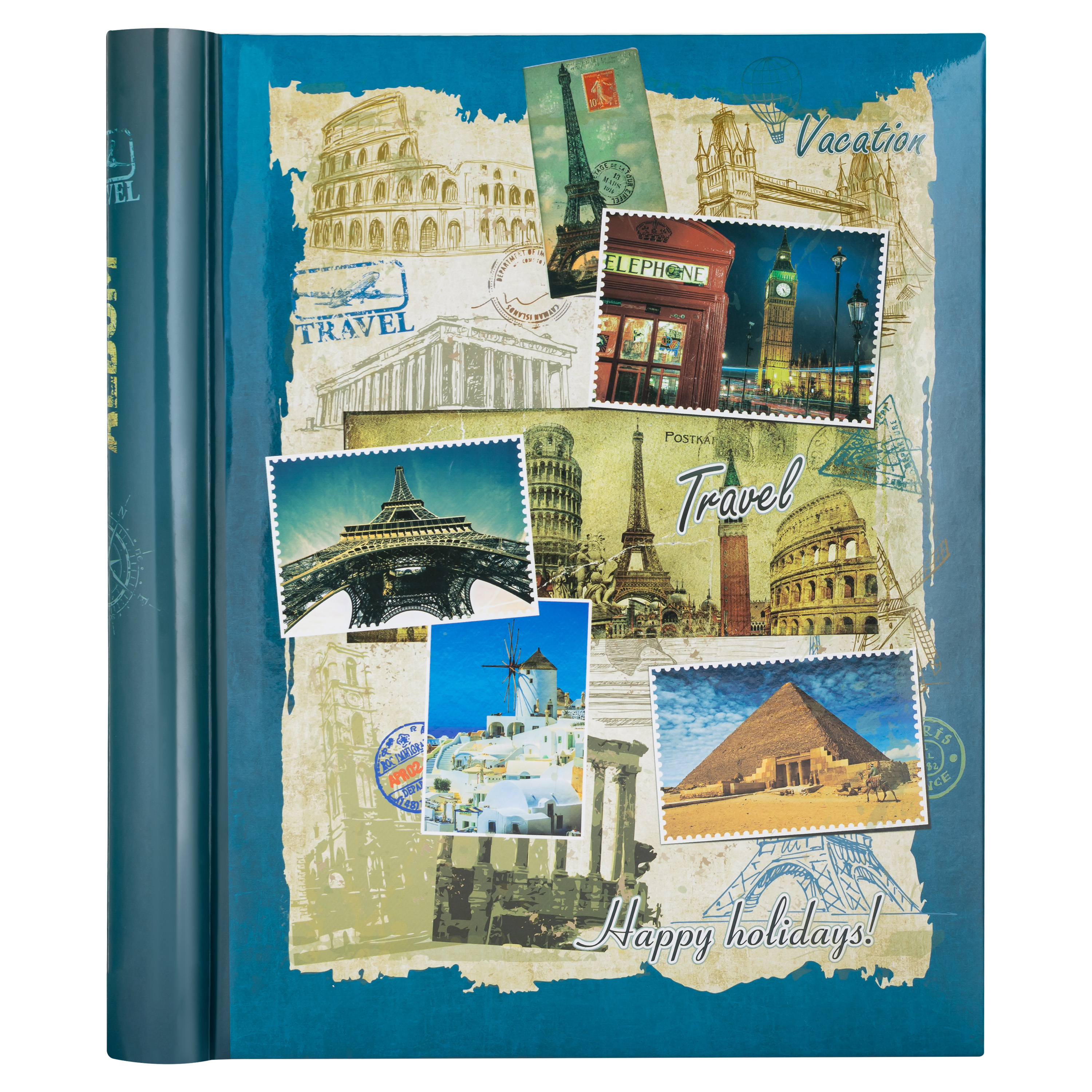 Фотоальбом Fotografia магнитный 23х28 см, 30 листов, «Путешествие», FA-SA30-404