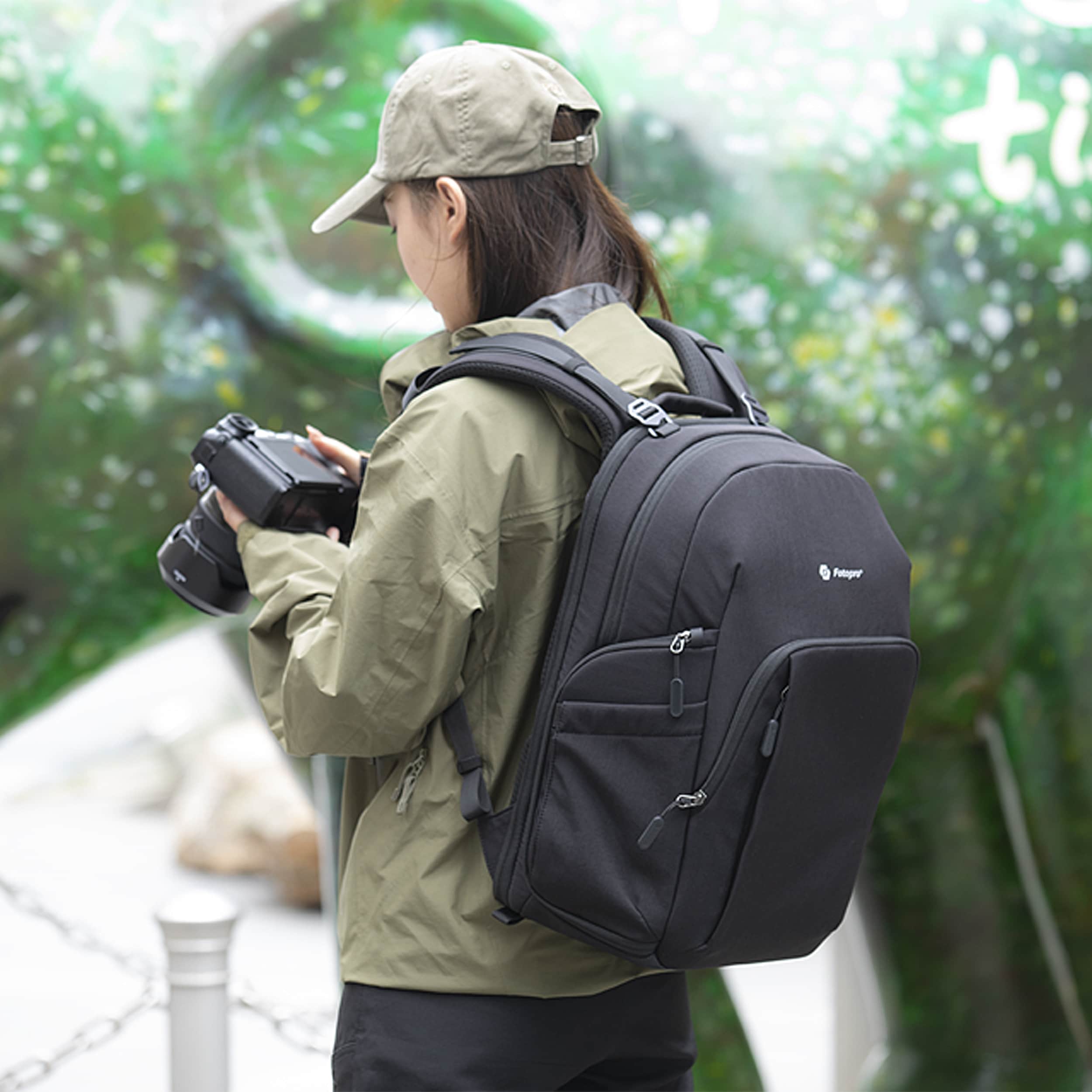 Рюкзак Fotopro UB-1 Black, 18 л, черный