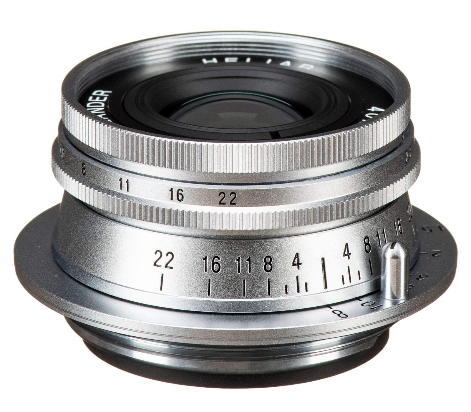 Объектив Voigtlander Heliar 40mm f/2.8 Aspherical M39/L39, серебристый