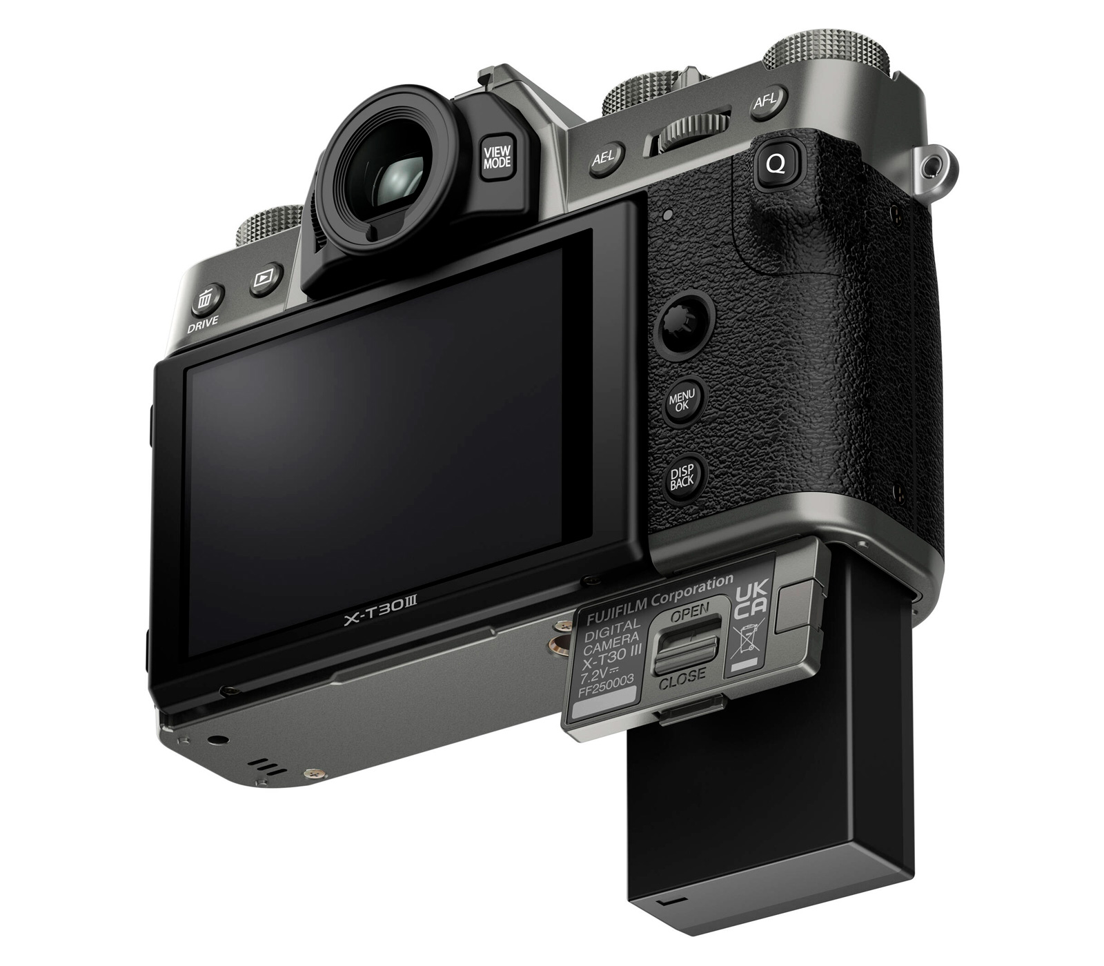 Беззеркальный фотоаппарат Fujifilm X-T30 III Body, угольно-серебристый