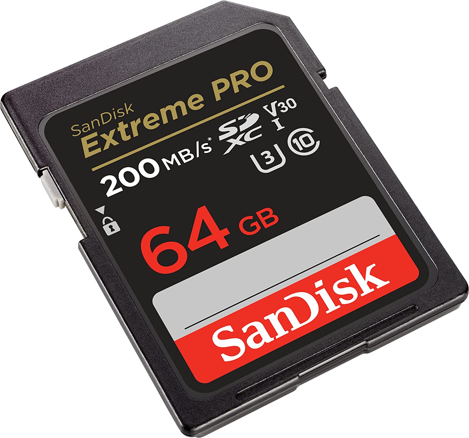 Карта памяти SanDisk SDXC 64GB Extreme Pro UHS-I V30 U3 R200/W90MB/s