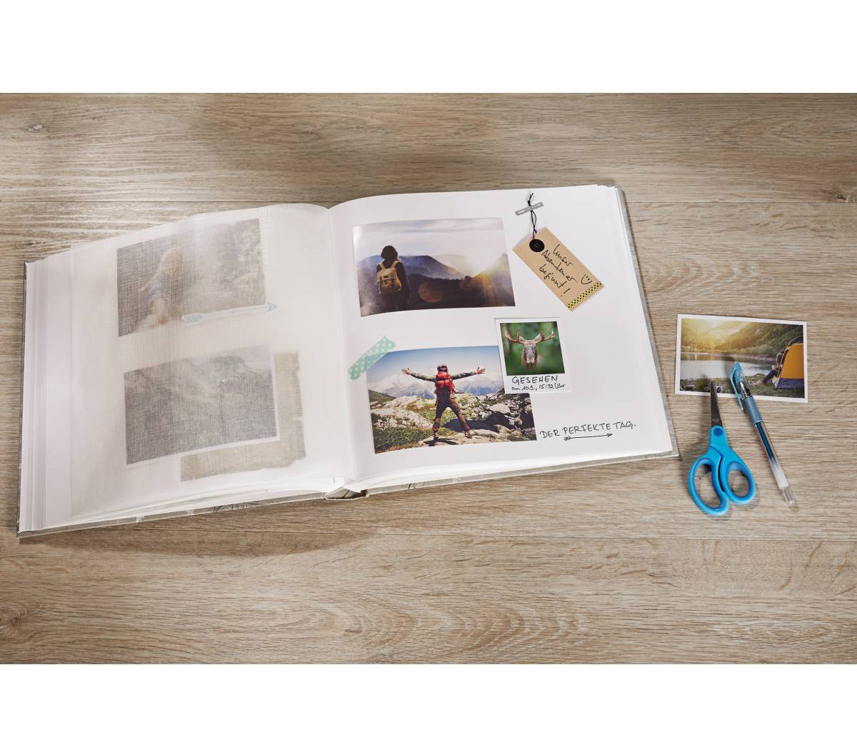 Фотоальбом Walther 30 x 30 см 100 cтраниц, Fun, светло-голубой