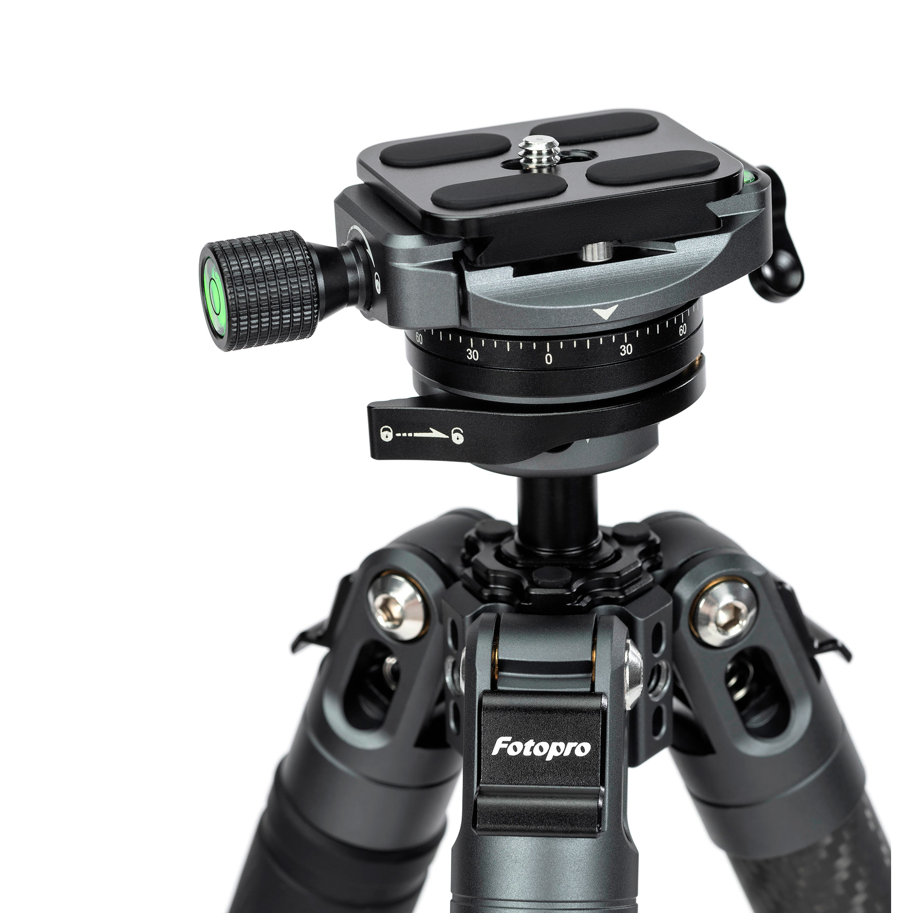 Штатив Fotopro X-Aircross 4 Gray, карбоновый, с головой 32QR, до 4 кг