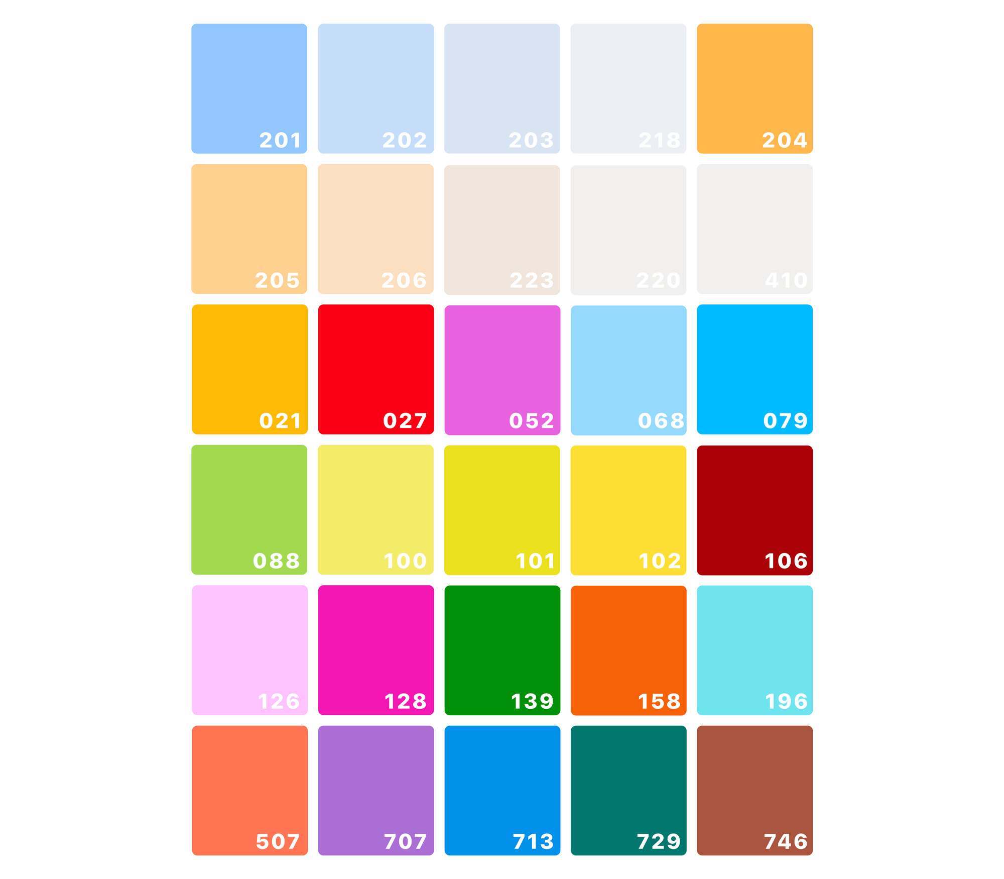 Набор гелевых светофильтров primary color Studio Kit Compact v2, 30 шт., 20х20 см