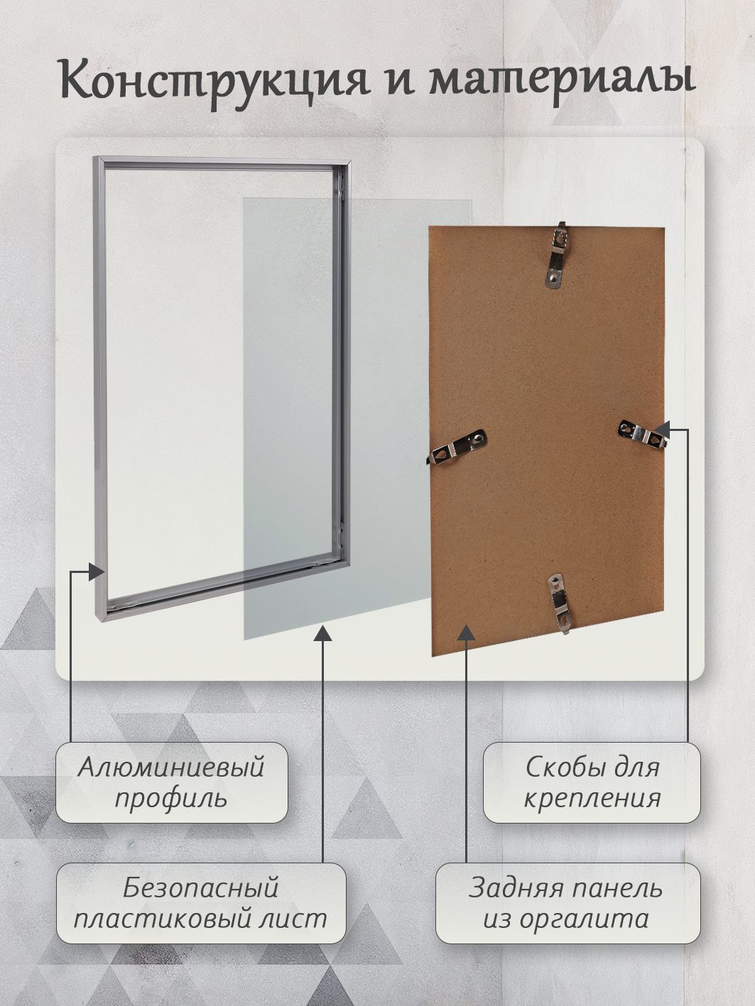 Фоторамка Fotografia 10x15 см, алюминий, золотистая (FFAL-8201)