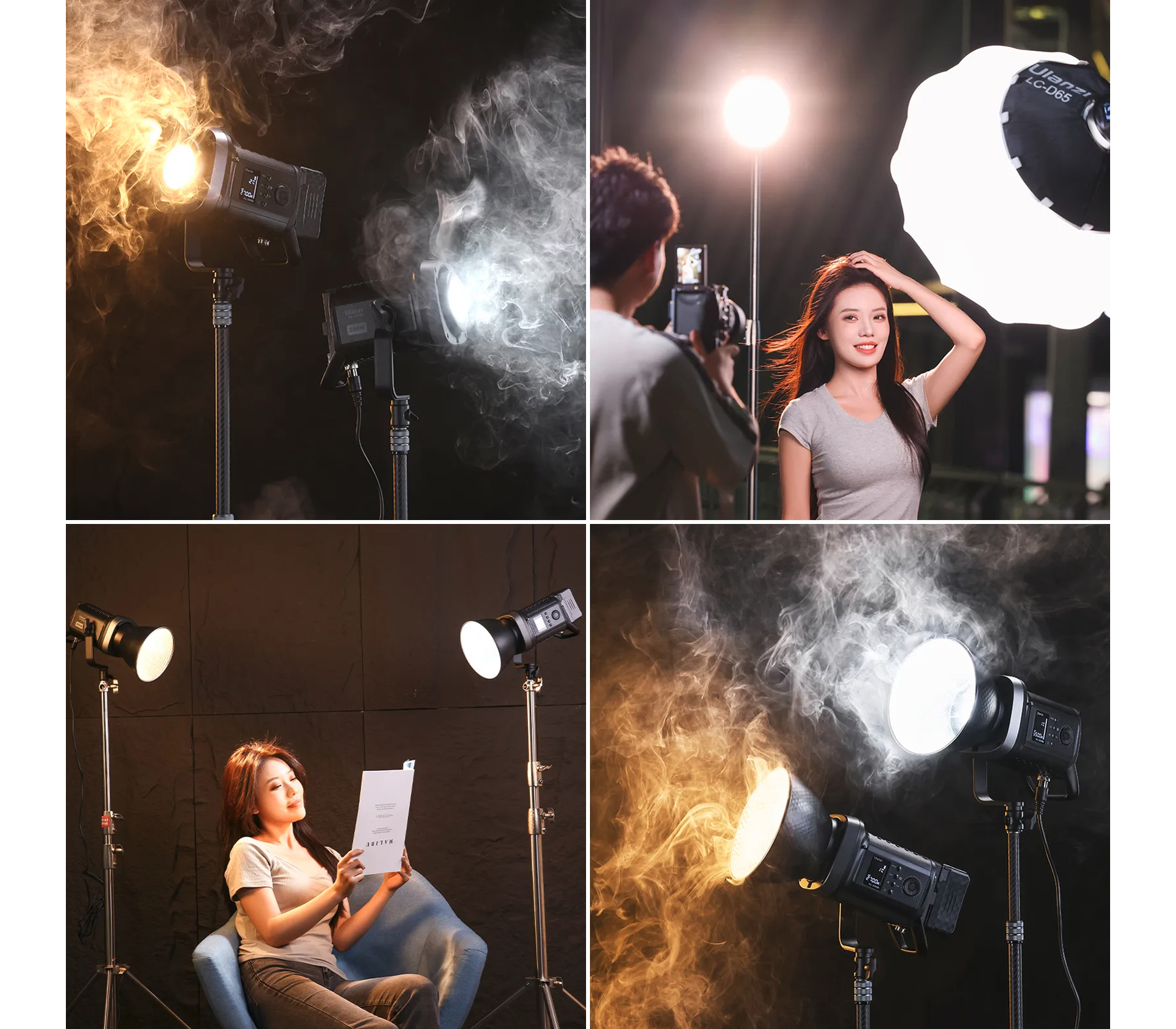 Осветитель Ulanzi V-200Bi Video Light, 2700-6500К, 200 Вт, V-Mount