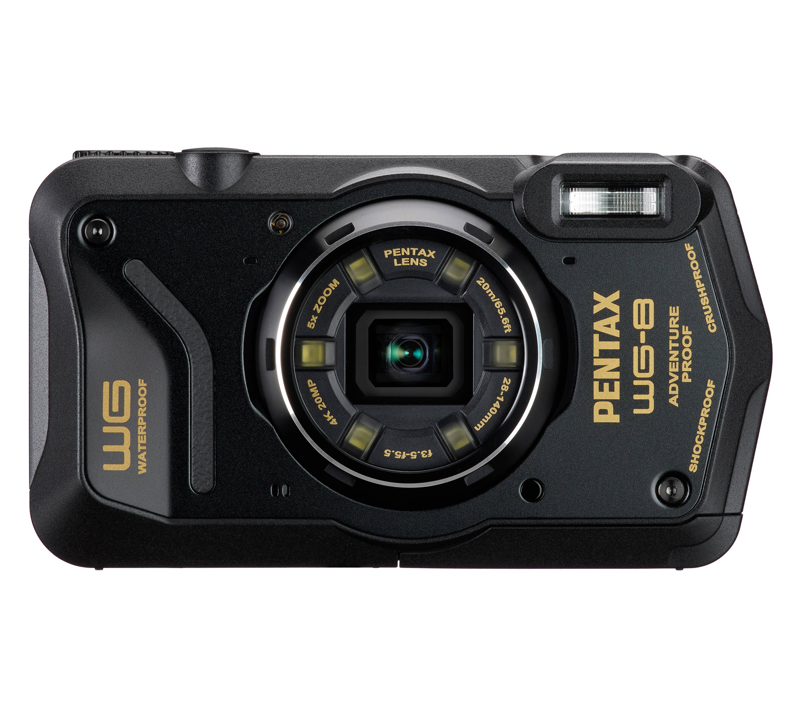 Компактный фотоаппарат Pentax WG-8 черный