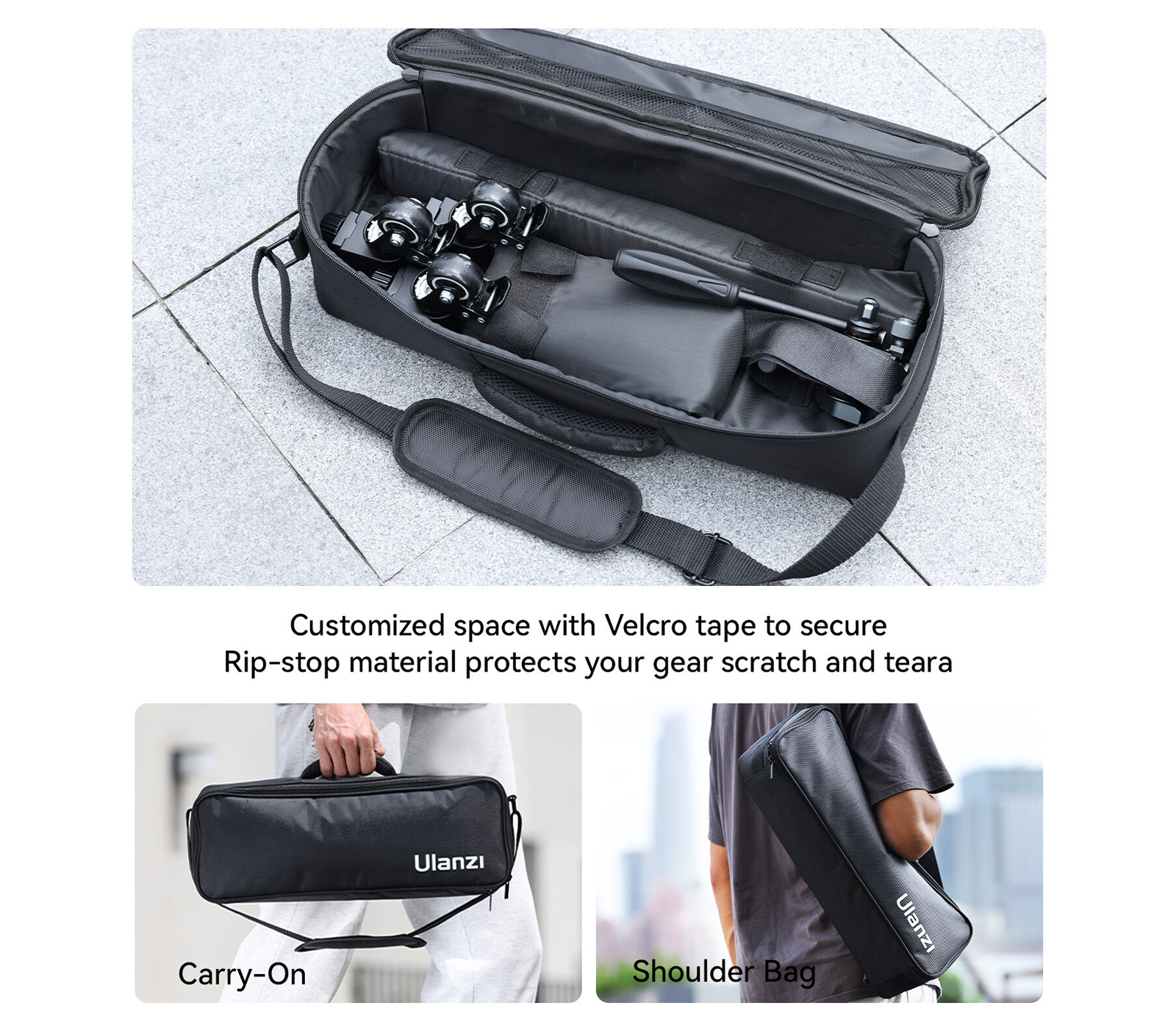 Тележка Ulanzi AT-02 Roller Baseplate, для стойки AT-01 и других