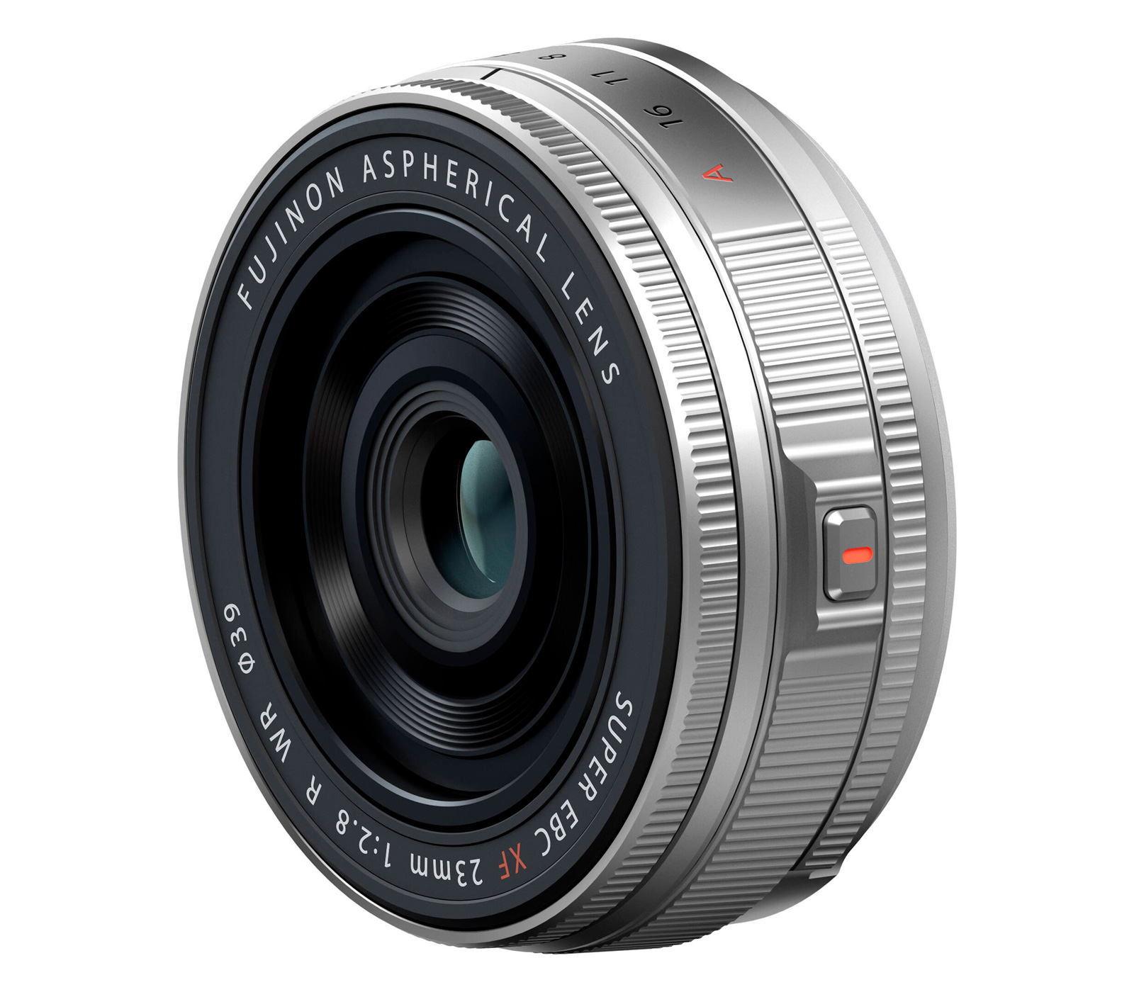 Объектив Fujifilm XF 23mm f/2.8 R WR, серебристый