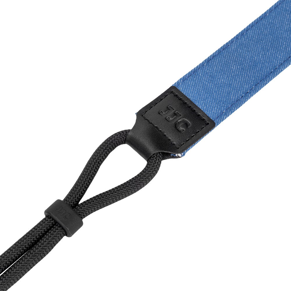 Ремень нашейный JJC FS-DMS, 120 см, деним, голубой