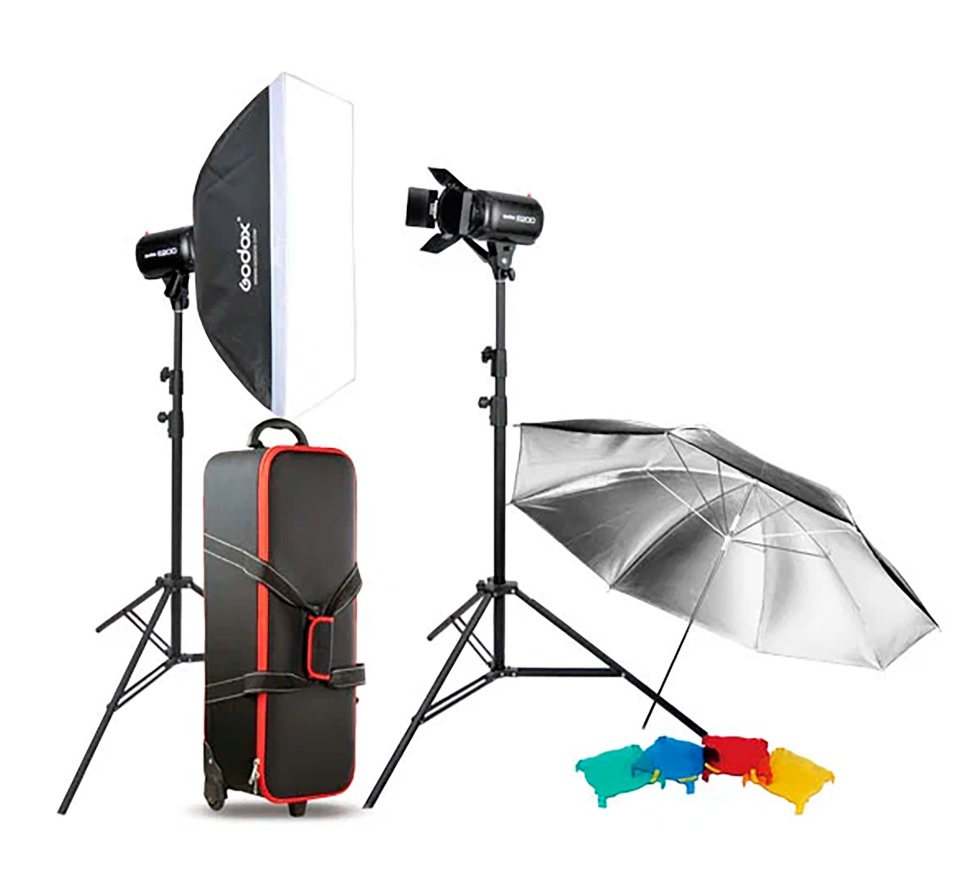 Комплект импульсного света Godox E120-F (состояние 5) (б/у)