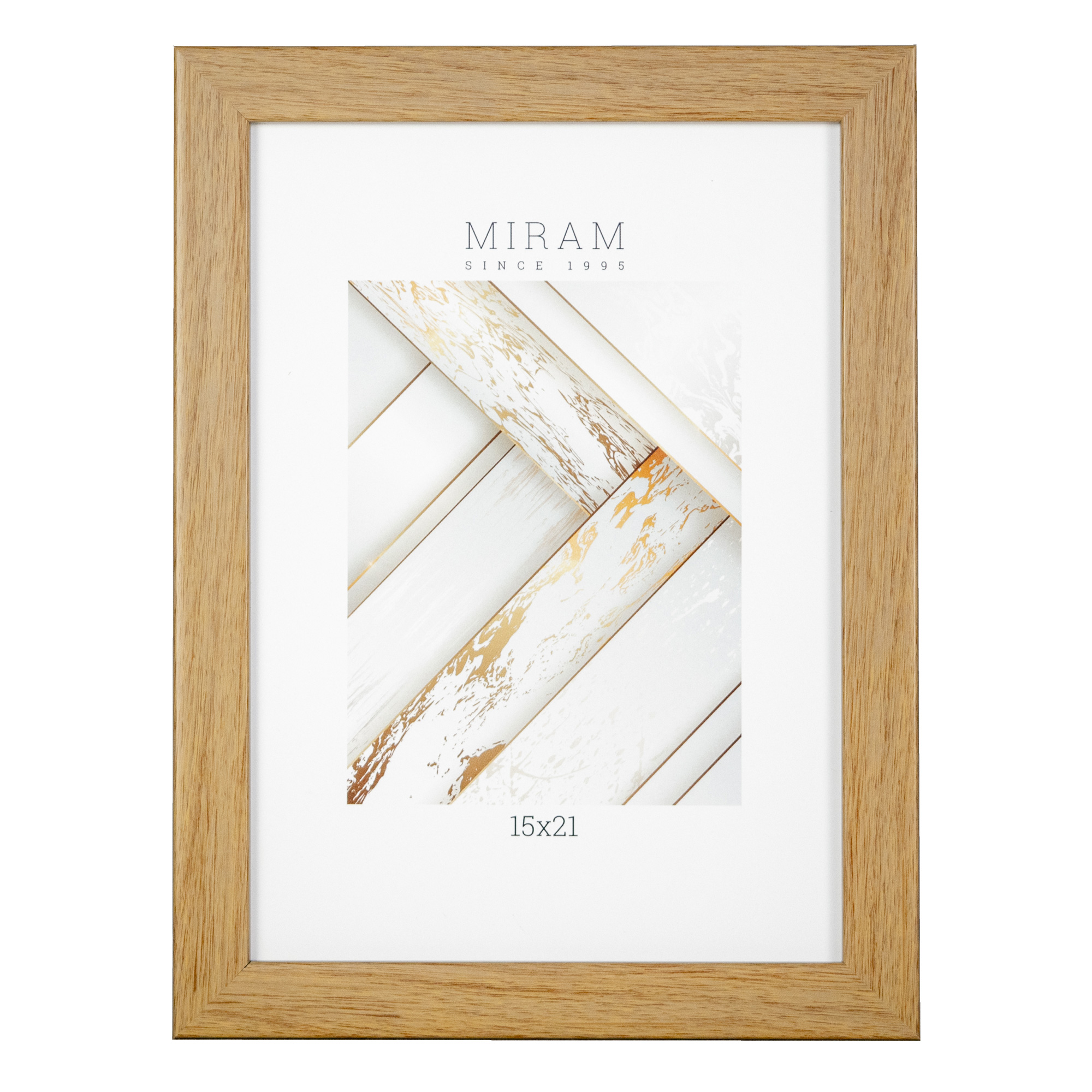 Фоторамка Мирам 15х21 см, светлый дуб (641844-6)