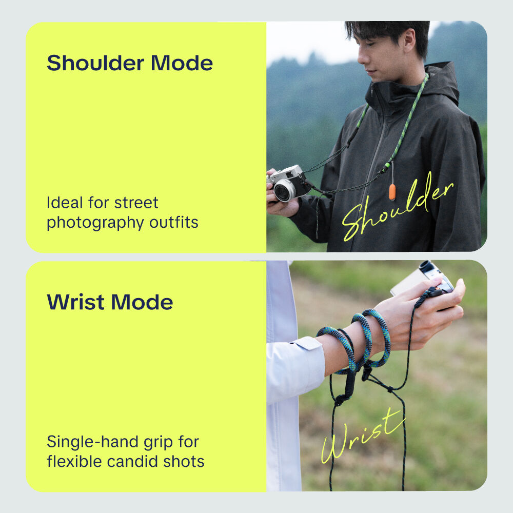 Ремень плечевой PGYTECH Camera Strap Slim Outdoor Wilderness Green