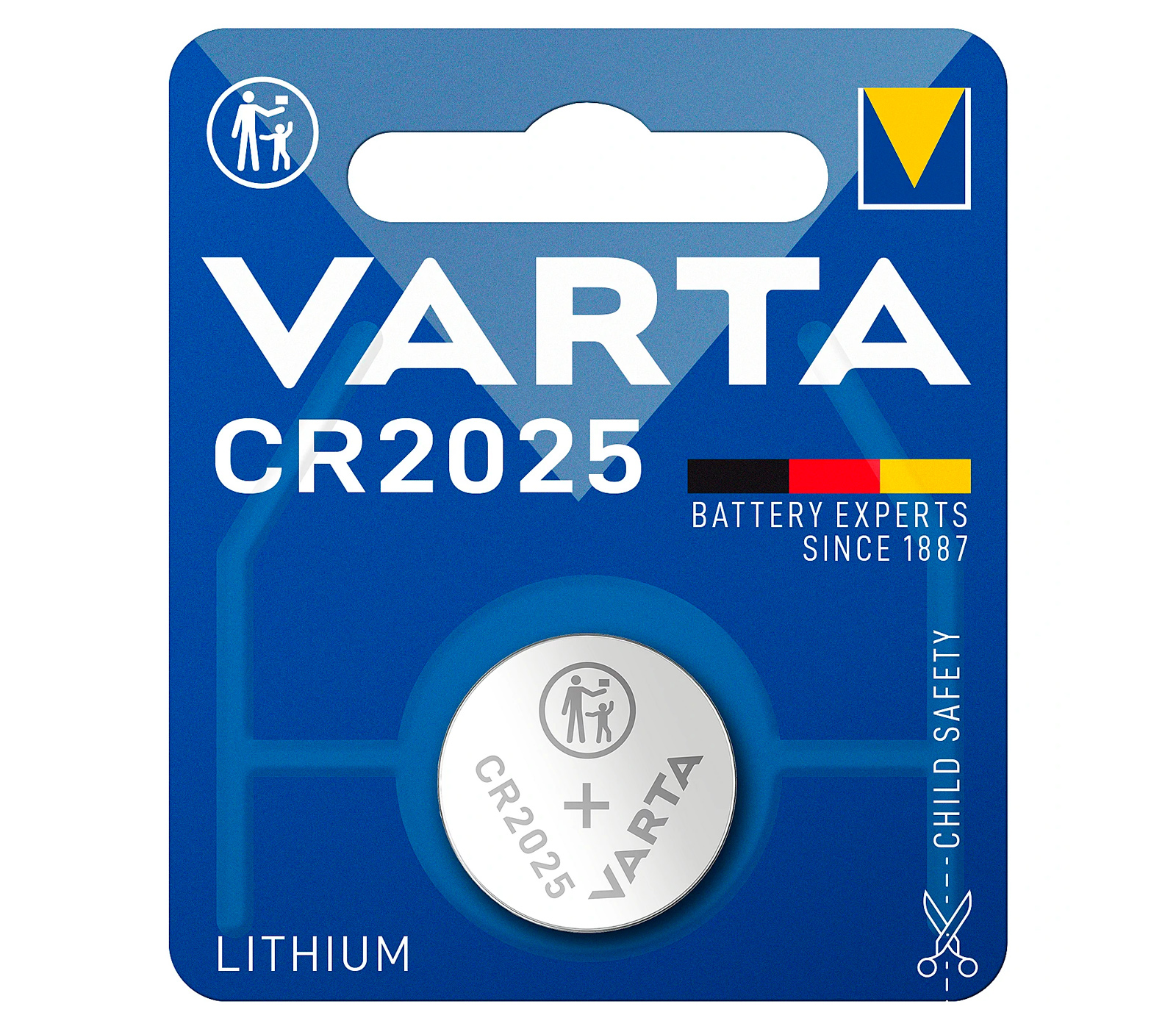 Батарейка Varta CR2025 Lithium 3V, 1 шт.