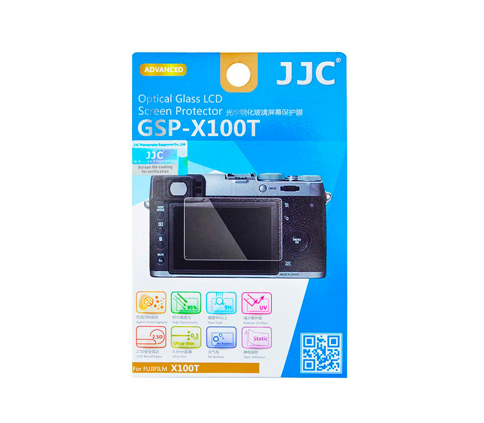 Защитное стекло JJC для Fujifilm X100T / X100F / X-A1 / X-A2 / X-M1