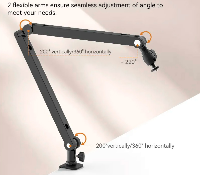 Держатель для микрофона Ulanzi TM01 Microphone Arm, до 1.5 кг