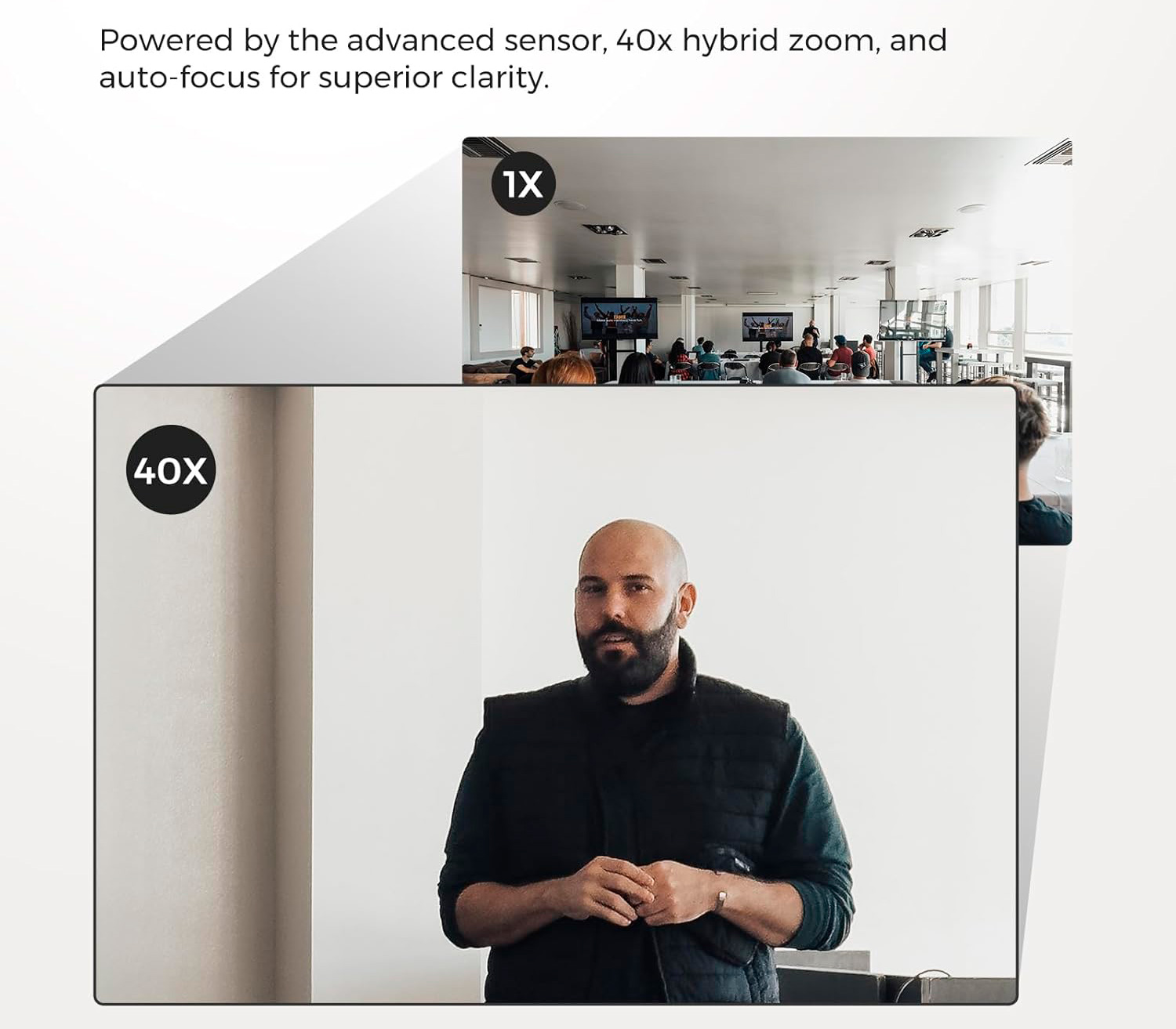 Веб-камера Nearity NearStream VM33, 2K, USB / Wi-Fi, 10х опт. зум