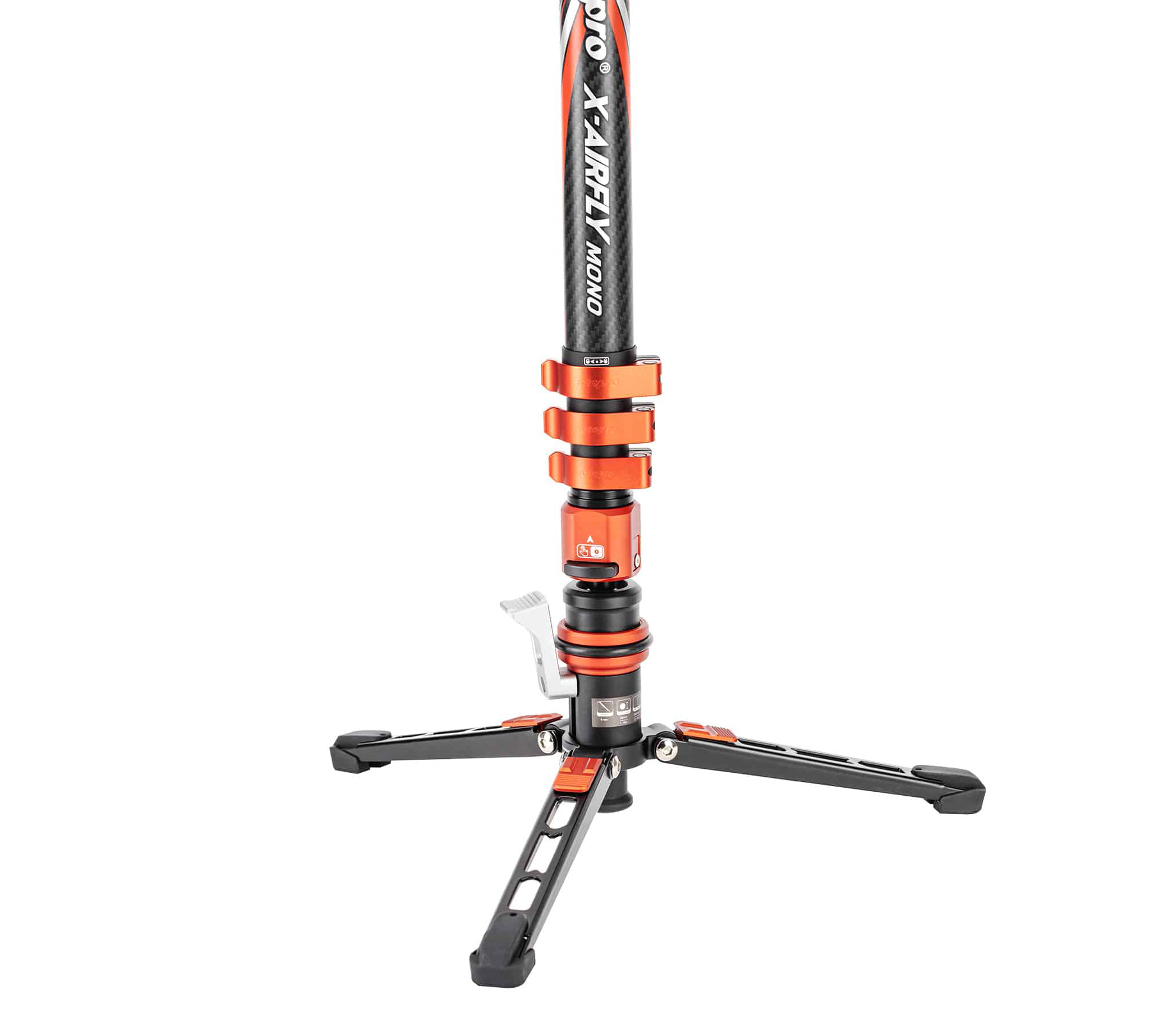 Монопод Fotopro X-Airfly Mono Orange, карбоновый, до 10 кг