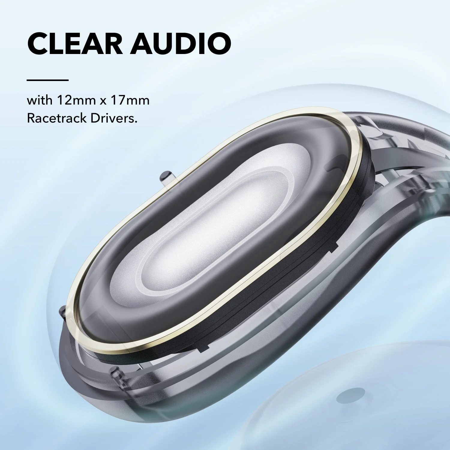 Беспроводные наушники Anker Soundcore C30i, открытого типа, черные