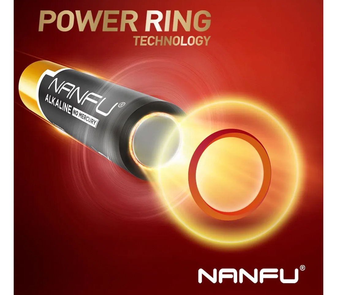 Батарейки Nanfu AAA Power Ring, 4 шт.