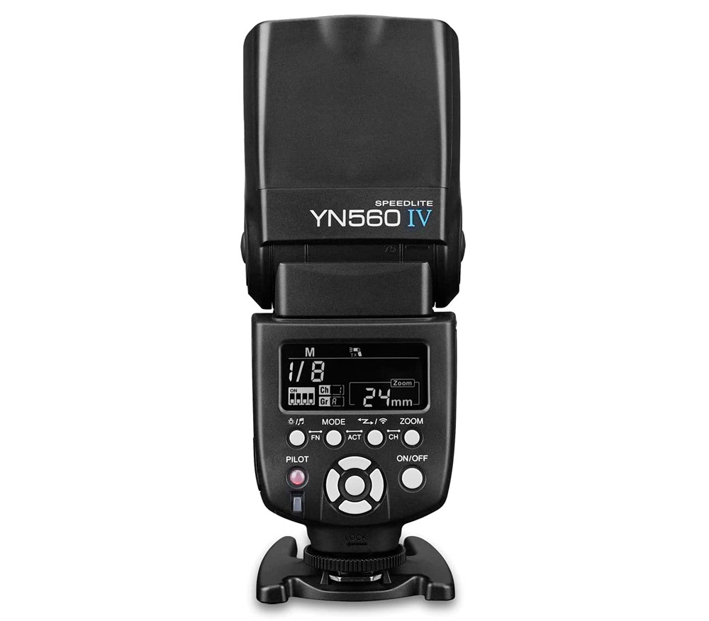 Вспышка Yongnuo YN560 IV Negative Screen с черно-белым экраном