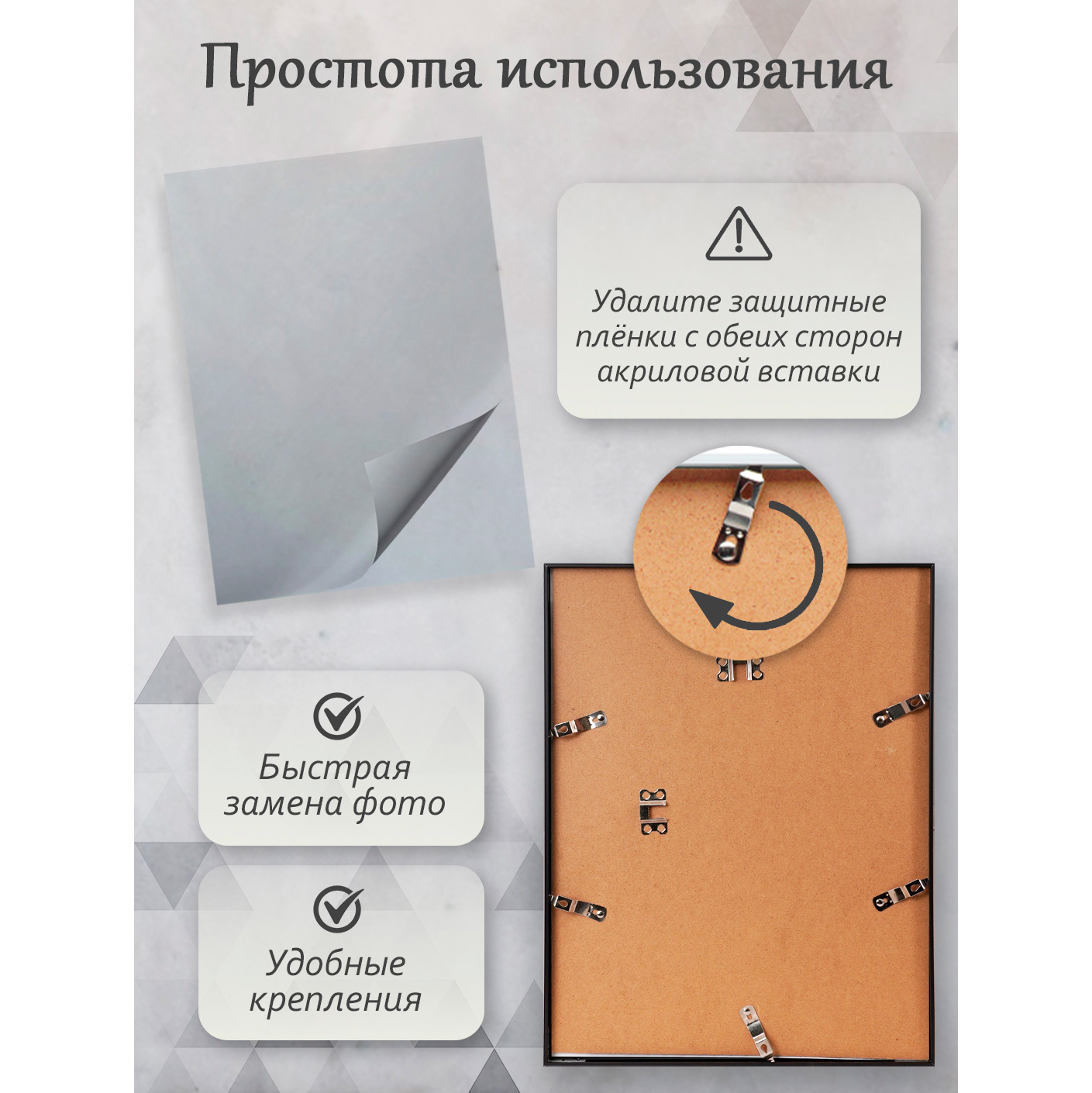 Фоторамка Fotografia 30х40 см, алюминий, черная (FFAL-8108)