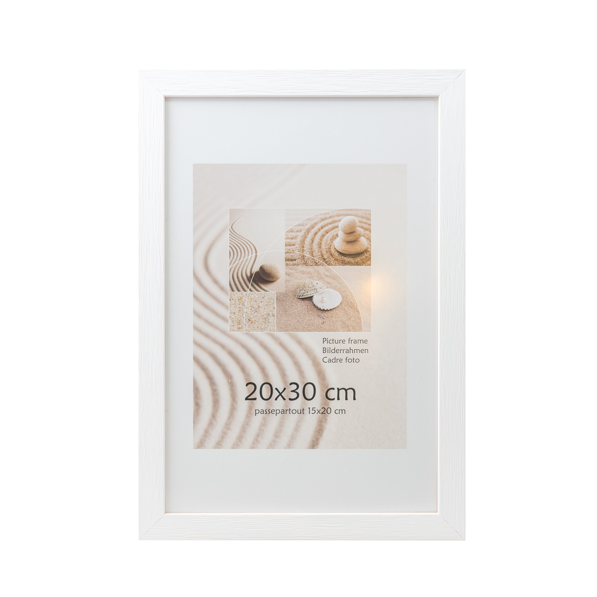 Фоторамка INNOVA 323-400, белая, деревянная, 20x30 см