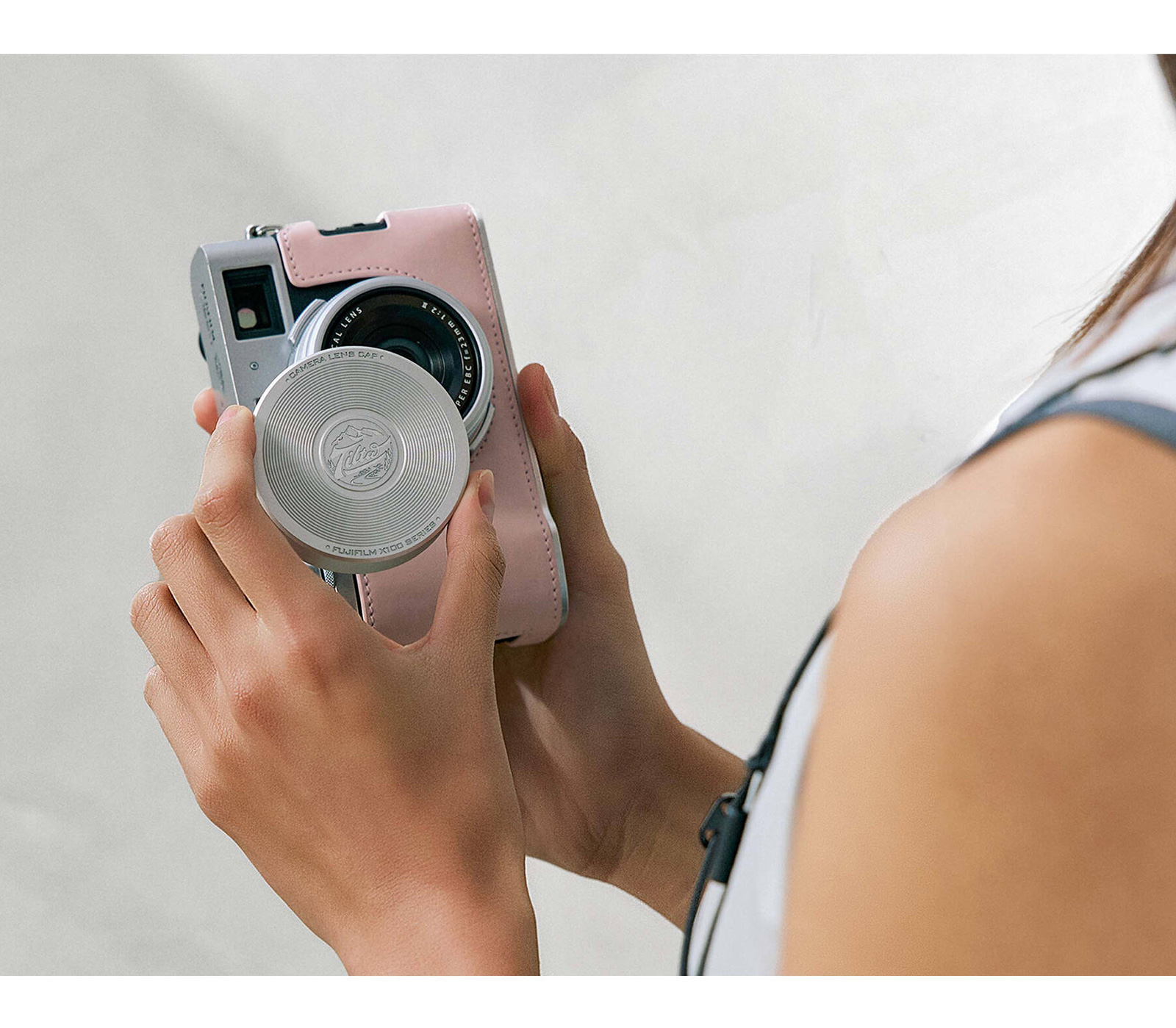 Крышка для объектива Tilta Lens Cap Fujifilm X100V / X100VI, серебристая