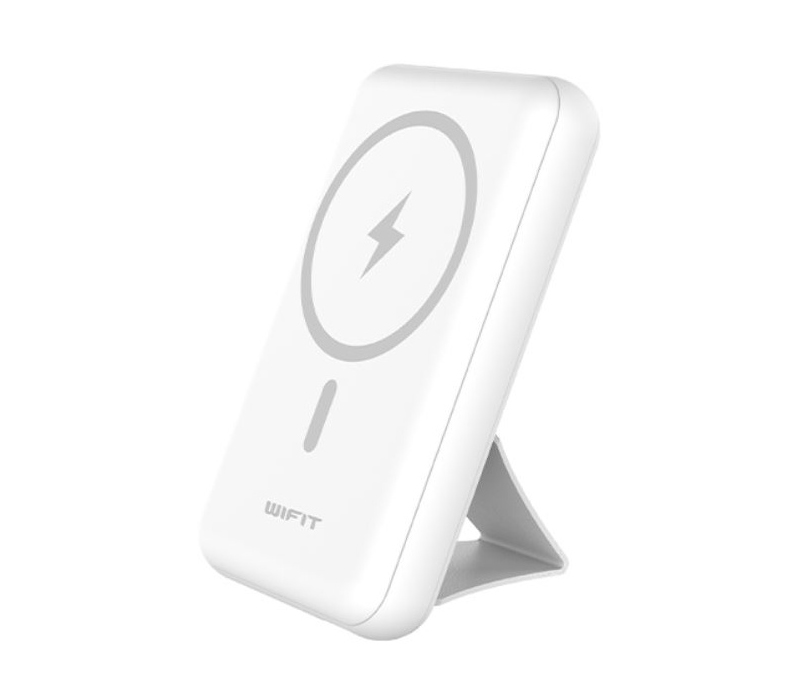 Внешний аккумулятор Wifit Magnetic Wireless WIMAG Pro, беспроводная зарядка, 10 000 мАч, белый