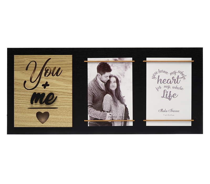 Мультирамка с подсветкой Fotografia на 2 фото 10x15 см., "You + me" (FFL-844)