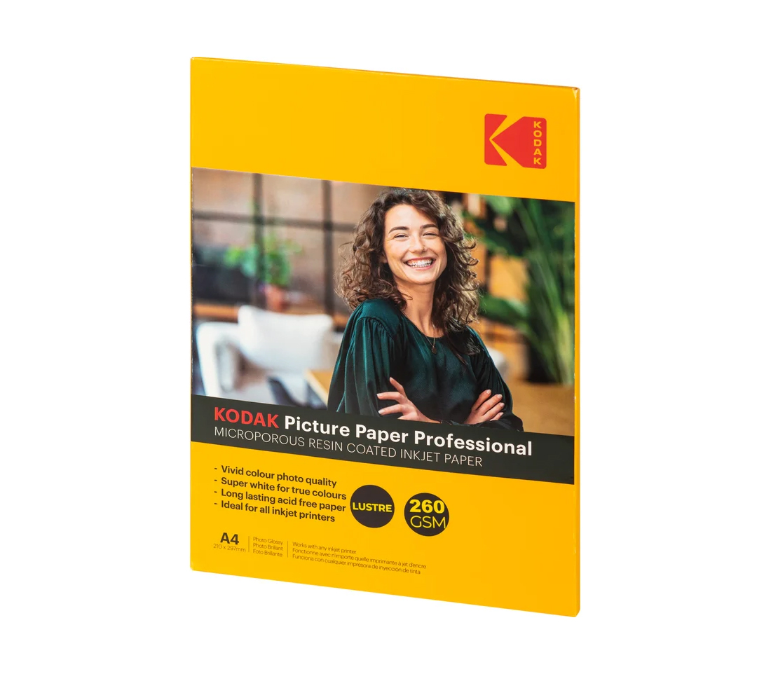 Фотобумага Kodak Paper Professional A4 Luster, полуматовая, 260 г/м2, 20 листов