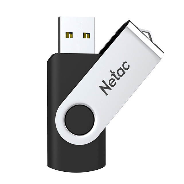 Накопитель Netac USB3 Flash 16GB U505, черный / серебро