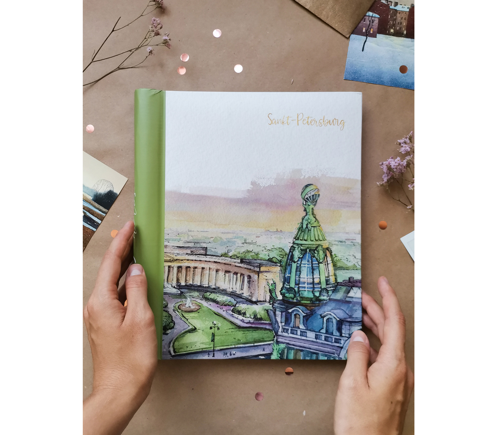 Фотоальбом Полином 20 листов 23х28 см, магнитный, «Дом Зингера»