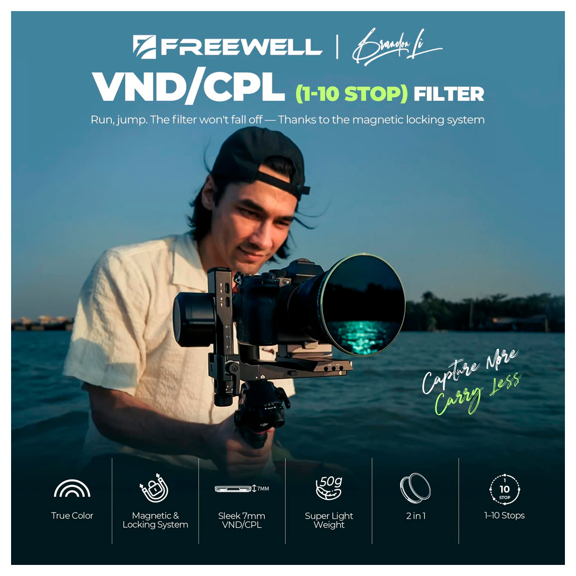 Набор фильтров Freewell Brandon Li Variable ND/CPL Basic Kit 67mm