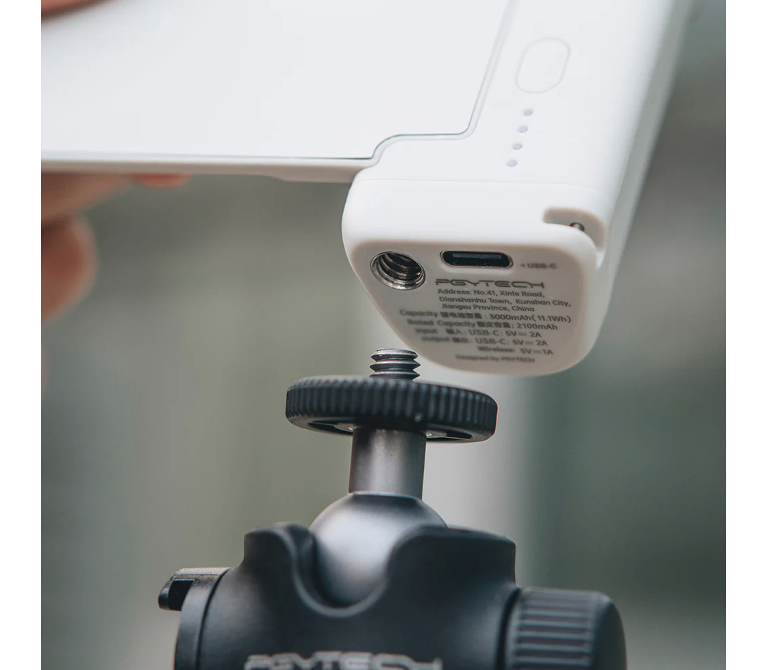 Держатель для телефона PGYTECH MagCam Phone Grip, магнитный, с кнопкой спуска, цвет: Misty Gray (уцененный)