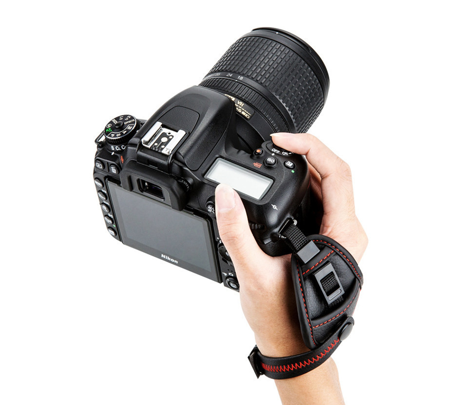 Ремень JJC HS-PRO1P Red, кистевой, с U площадкой, красный