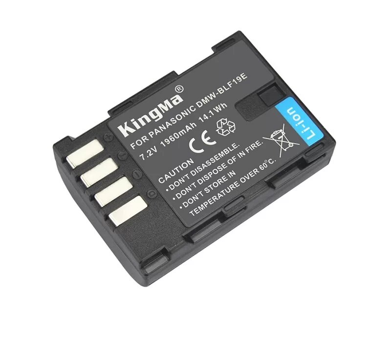 Аккумулятор Kingma DMW-BLF19E, 1960 мАч, с защитным кейсом