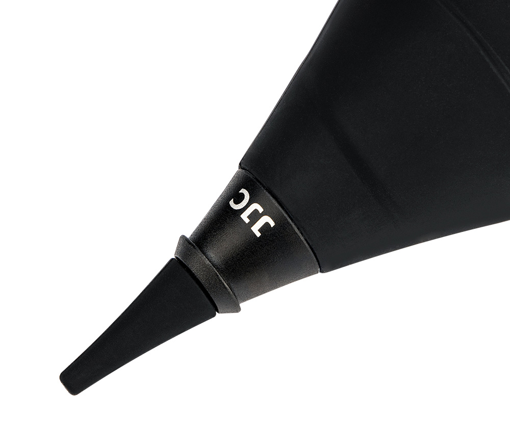 Воздушная груша JJC CL-ABR Black с силиконовым наконечником, черная