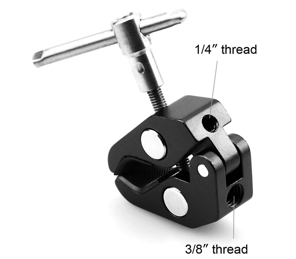 Зажим SmallRig 735 Super Clamp с гнездами 1/4" и 3/8"