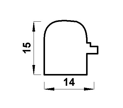 Фоторамка Мирам A4, 21х29.7 см, серебро с золотом (636461-A4)