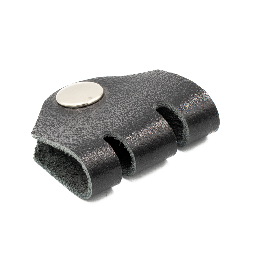 Фиксатор кабеля Kornet кожаный, черный (состояние New) (б/у)