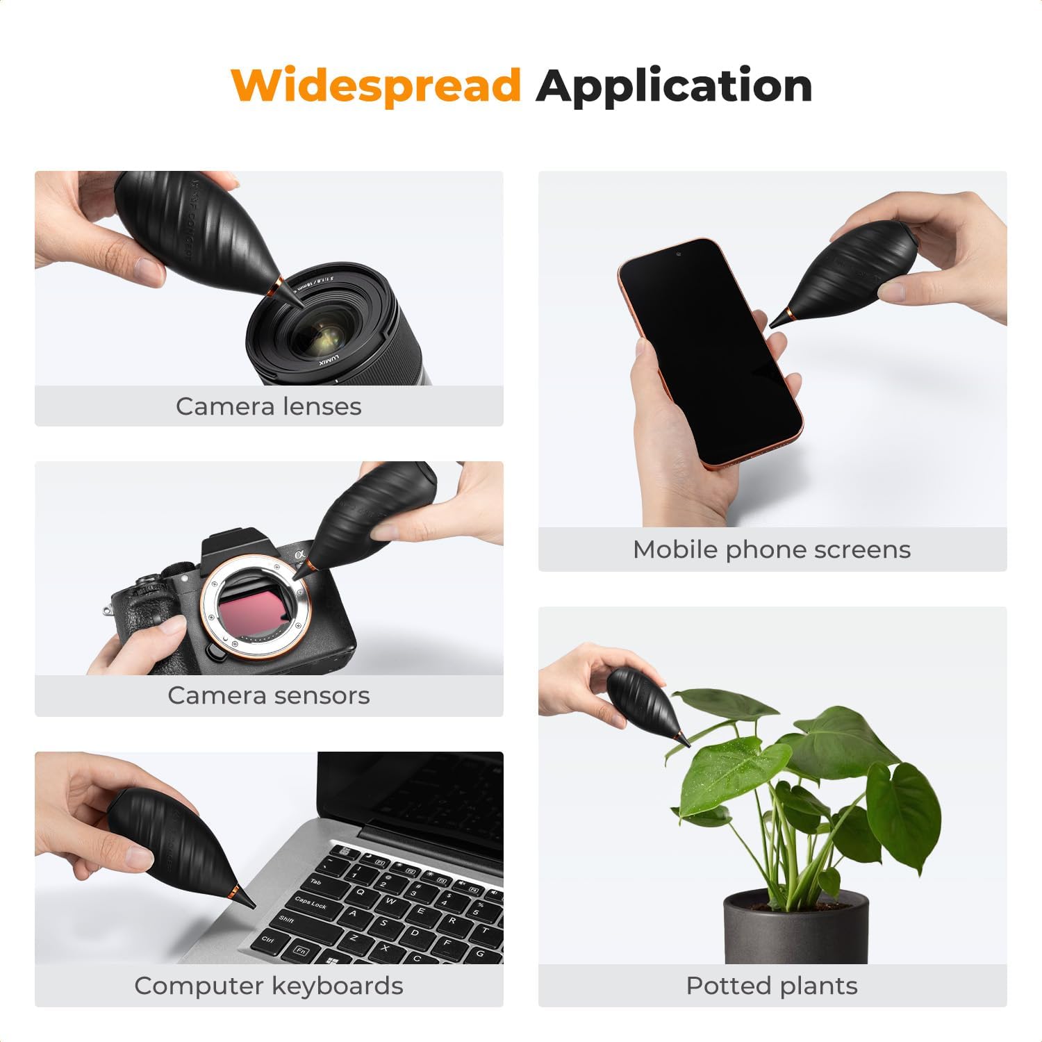 Воздушная груша K&F Concept KF08.089 Mini Air Blower, черная