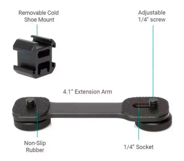 Кронштейн Kingma VL004 с переходником на 3 холодных башмака