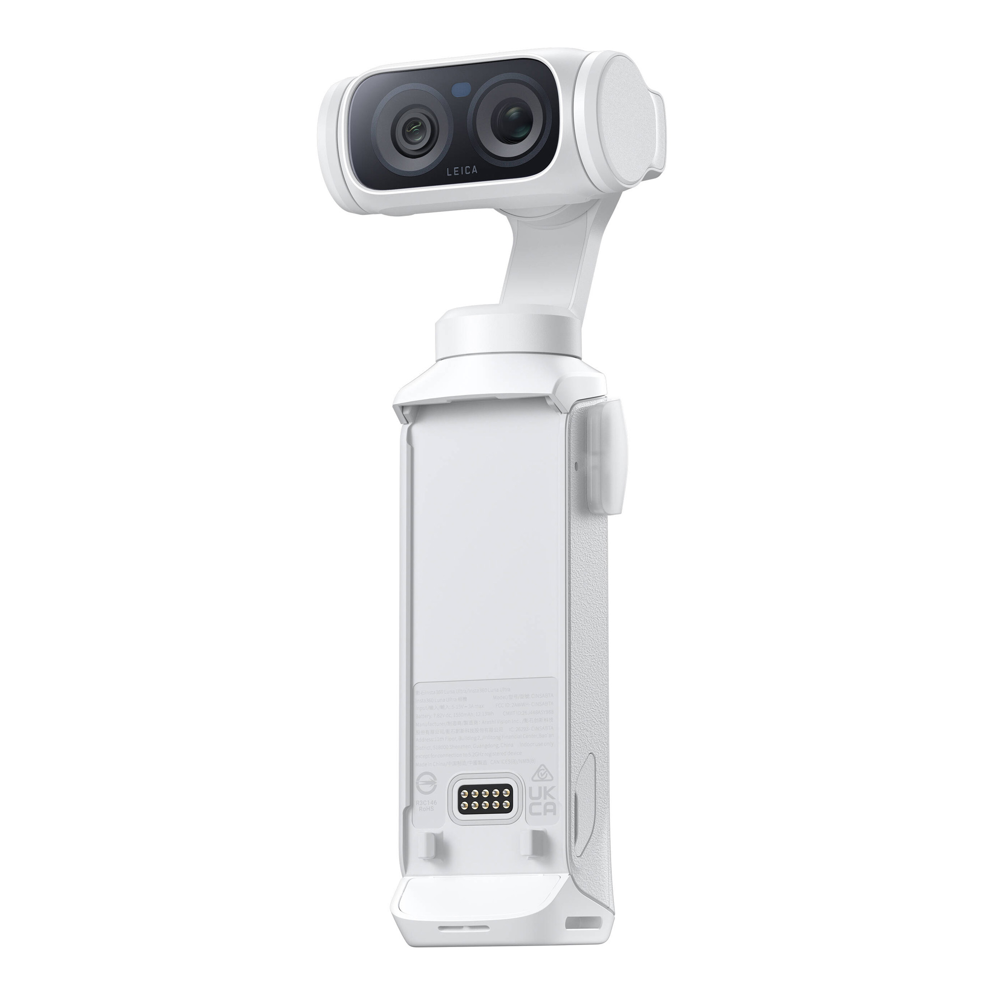 Камера с 3-осевым подвесом Insta360 Luna Ultra Stellar White, Standard Bundle