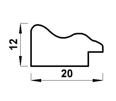 Фоторамка Мирам 13х18 см, черная (640246-5)