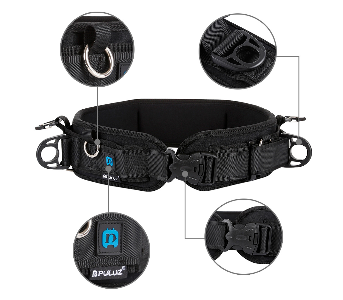 Поясной ремень Puluz PU234 Waistband Strap, черный